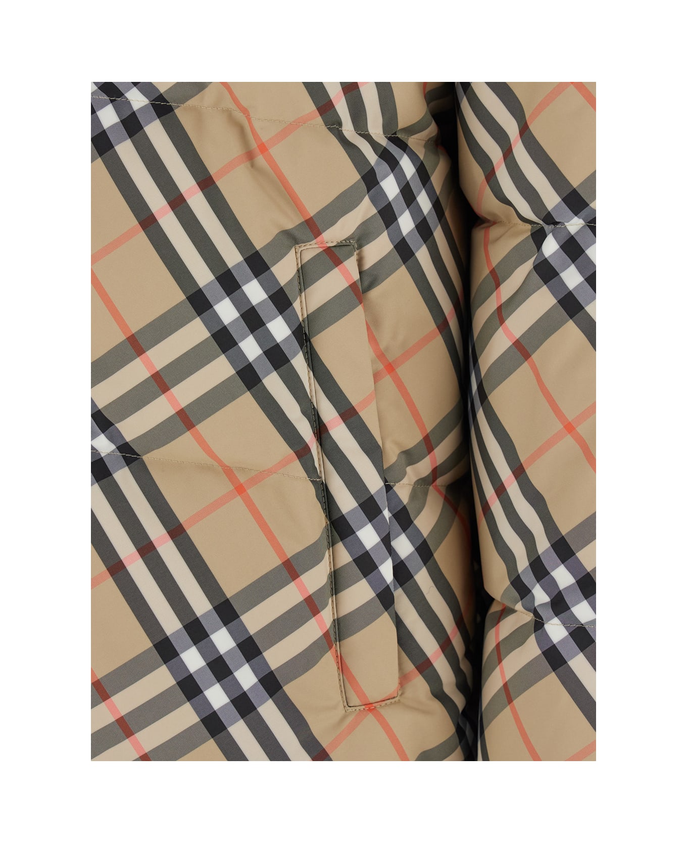 Burberry Check Down Jacket