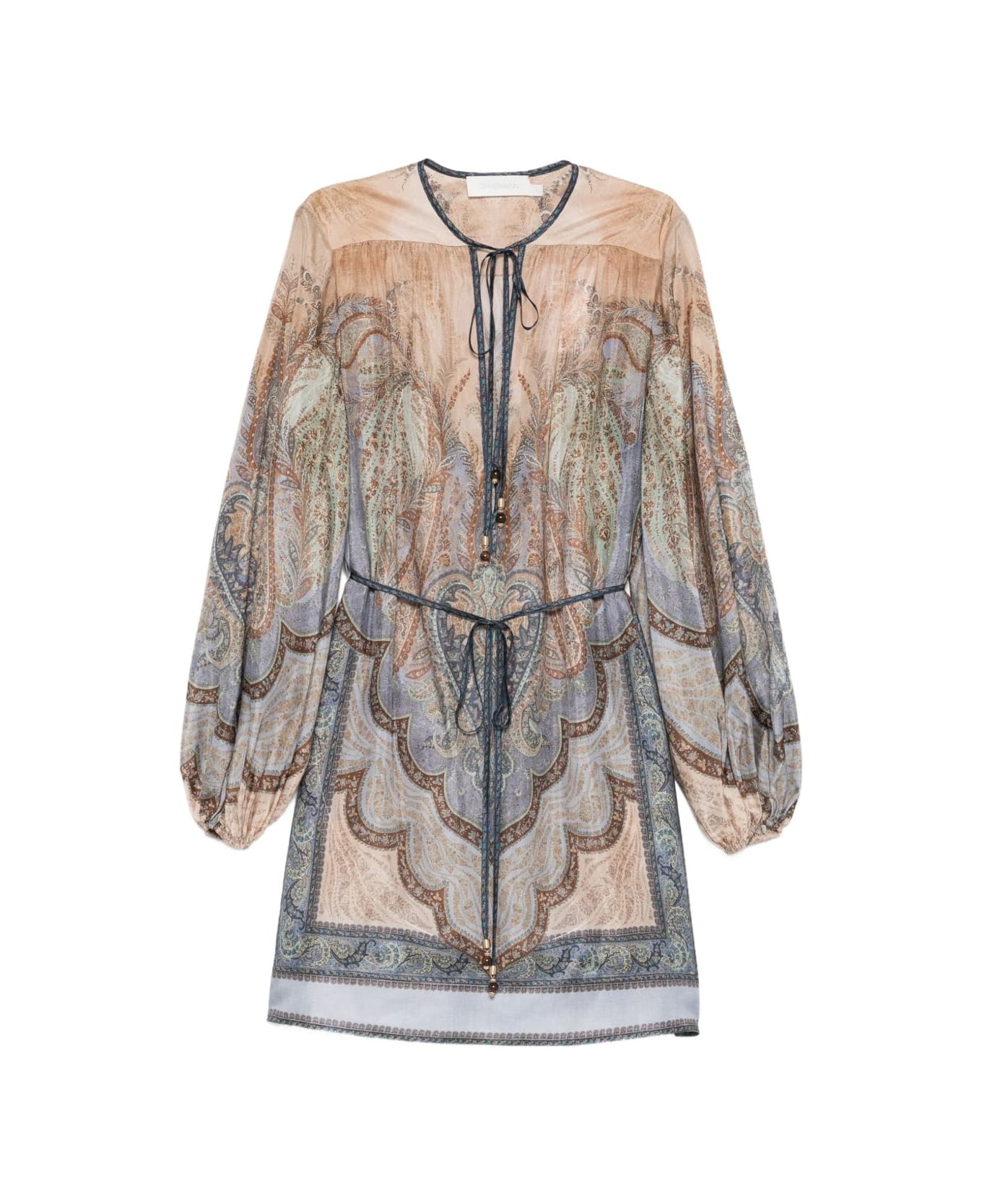 Zimmermann Wanderlust Silk Tunic - MULTICOLOUR
