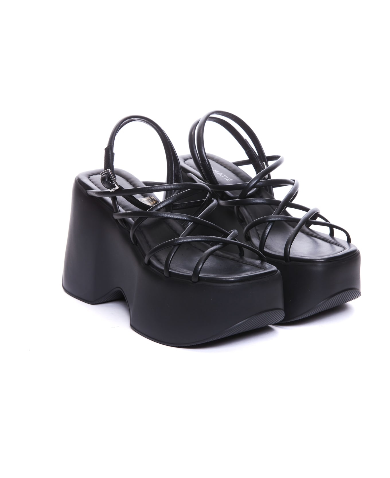 Paloma Barceló Basima Platform Sandals - Black