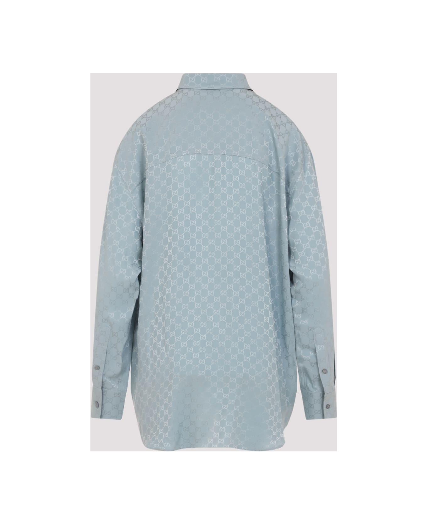 Gucci Gg Silk Shirt - Aqueous