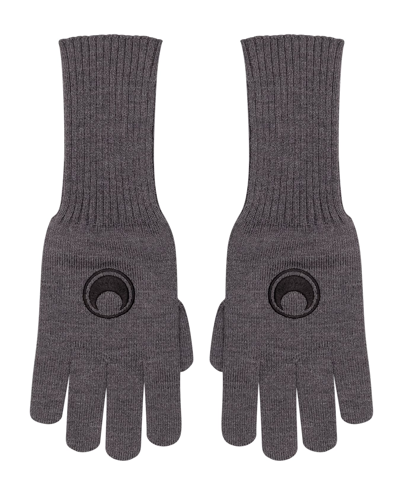 Marine Serre Long Gloves - STONE GREY