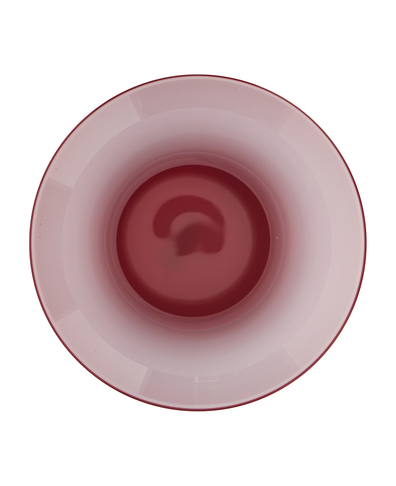 Venini 'opalino' Vase - Red