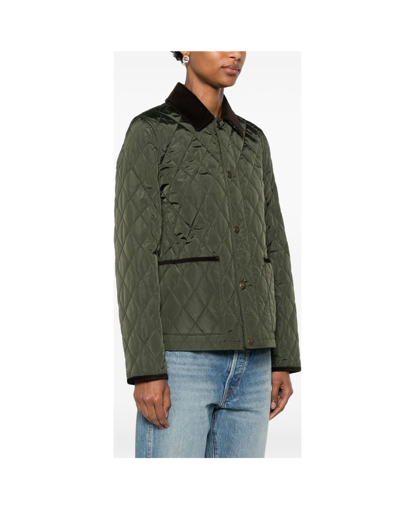 Burberry Quilted Jacket - Green