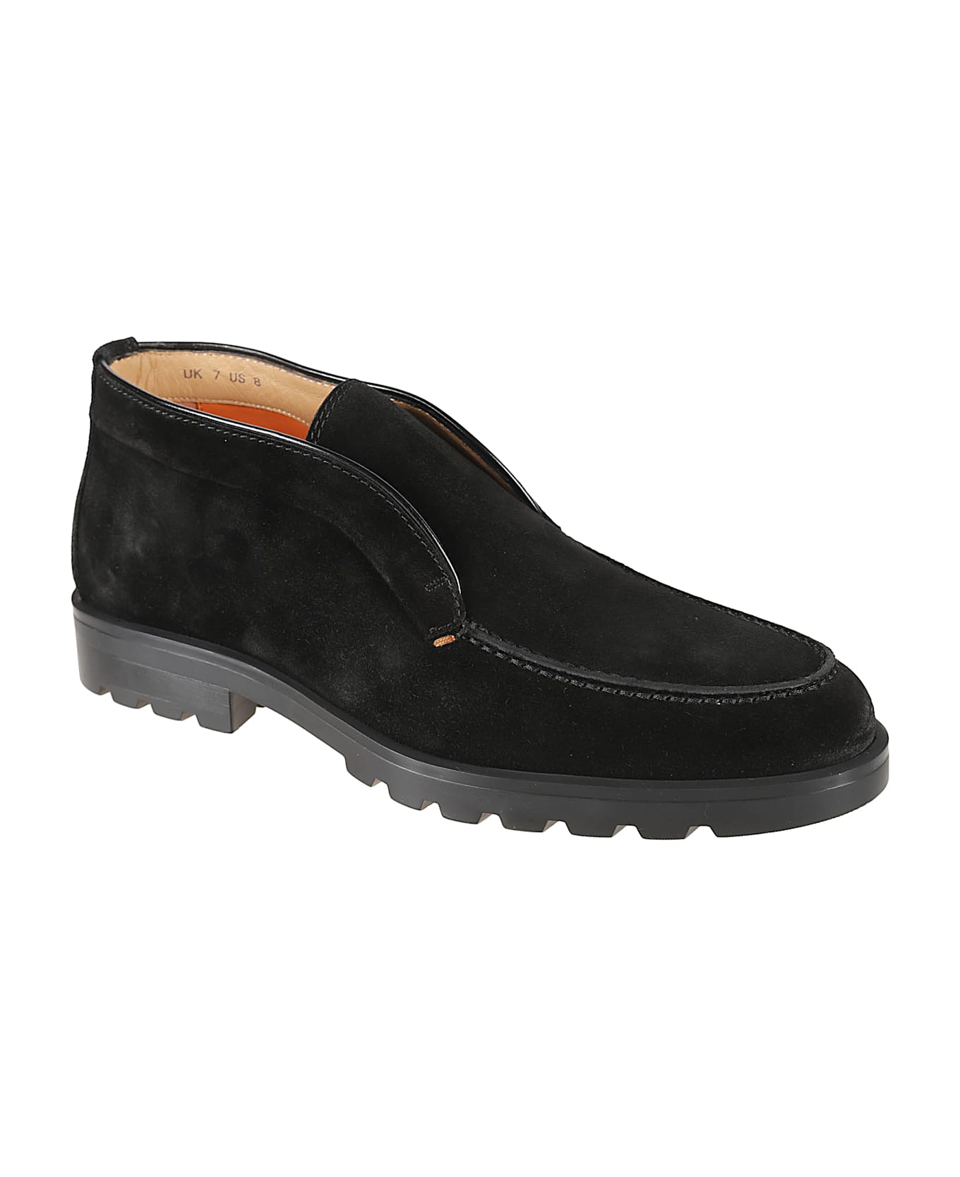 Santoni Rock-ow Slip-on Ankle Boots - Black