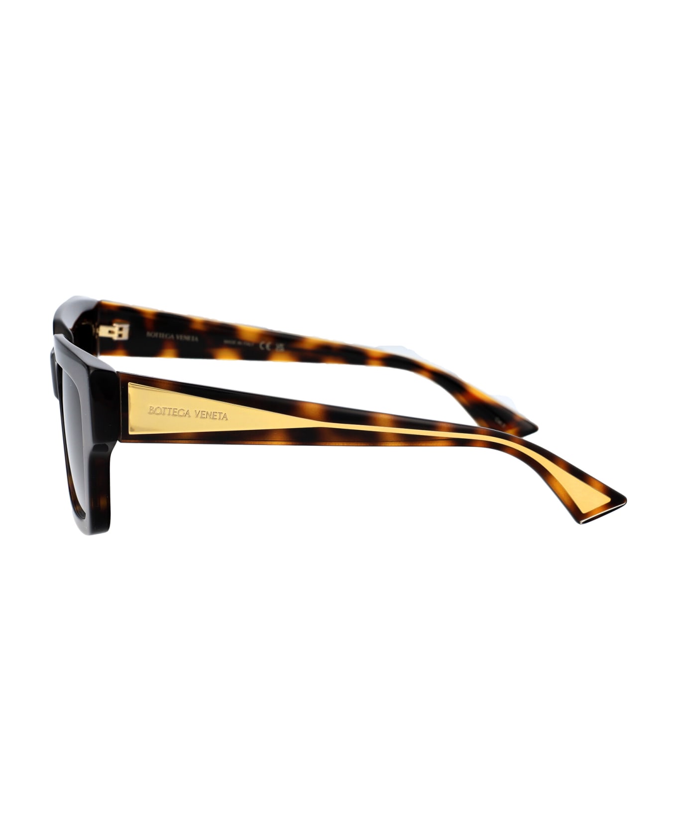 Bottega Veneta Eyewear Bv1276s Sunglasses - 002 HAVANA CRYSTAL BROWN