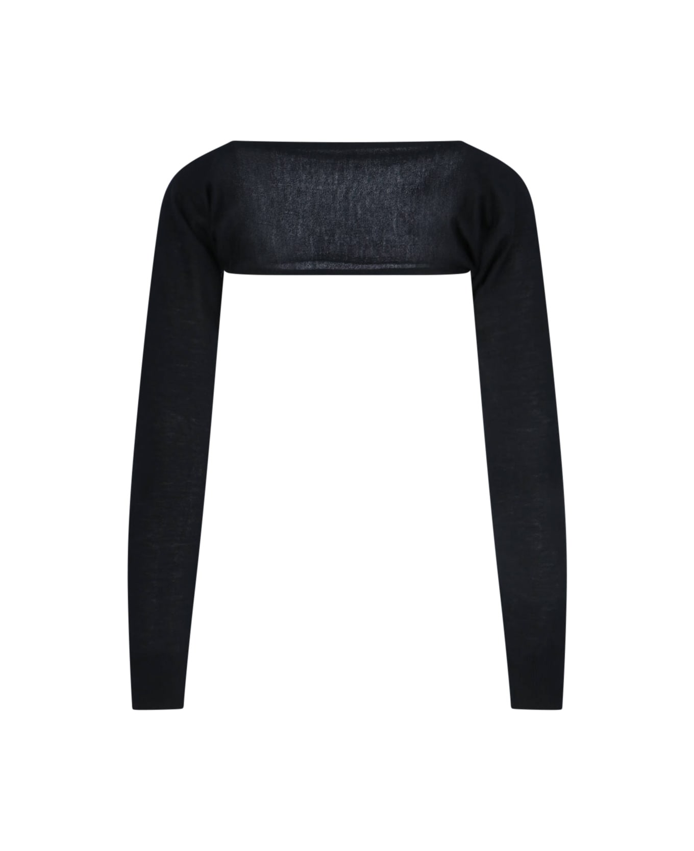 Alaia Knitted Shrug - Black  