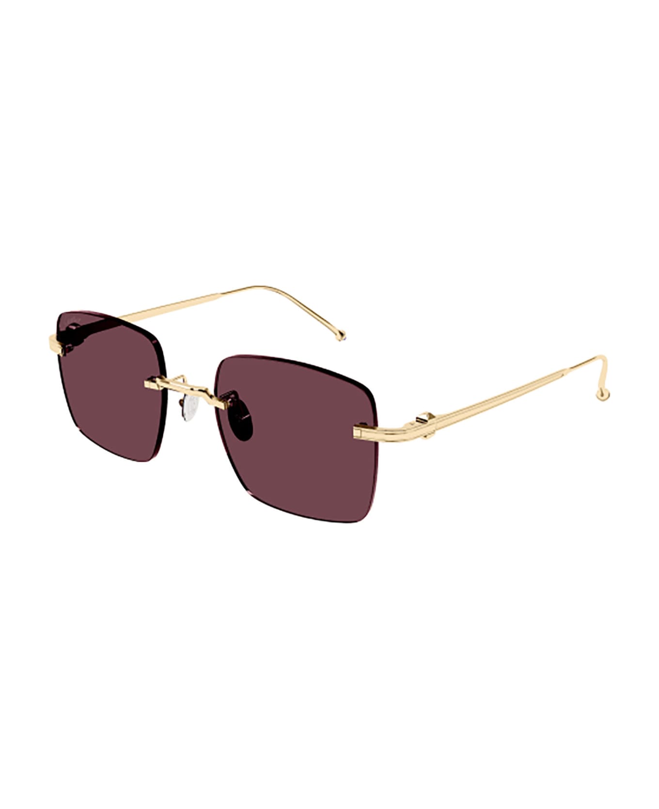 Cartier Eyewear Ct0403s Sunglasses - Gold Gold Red