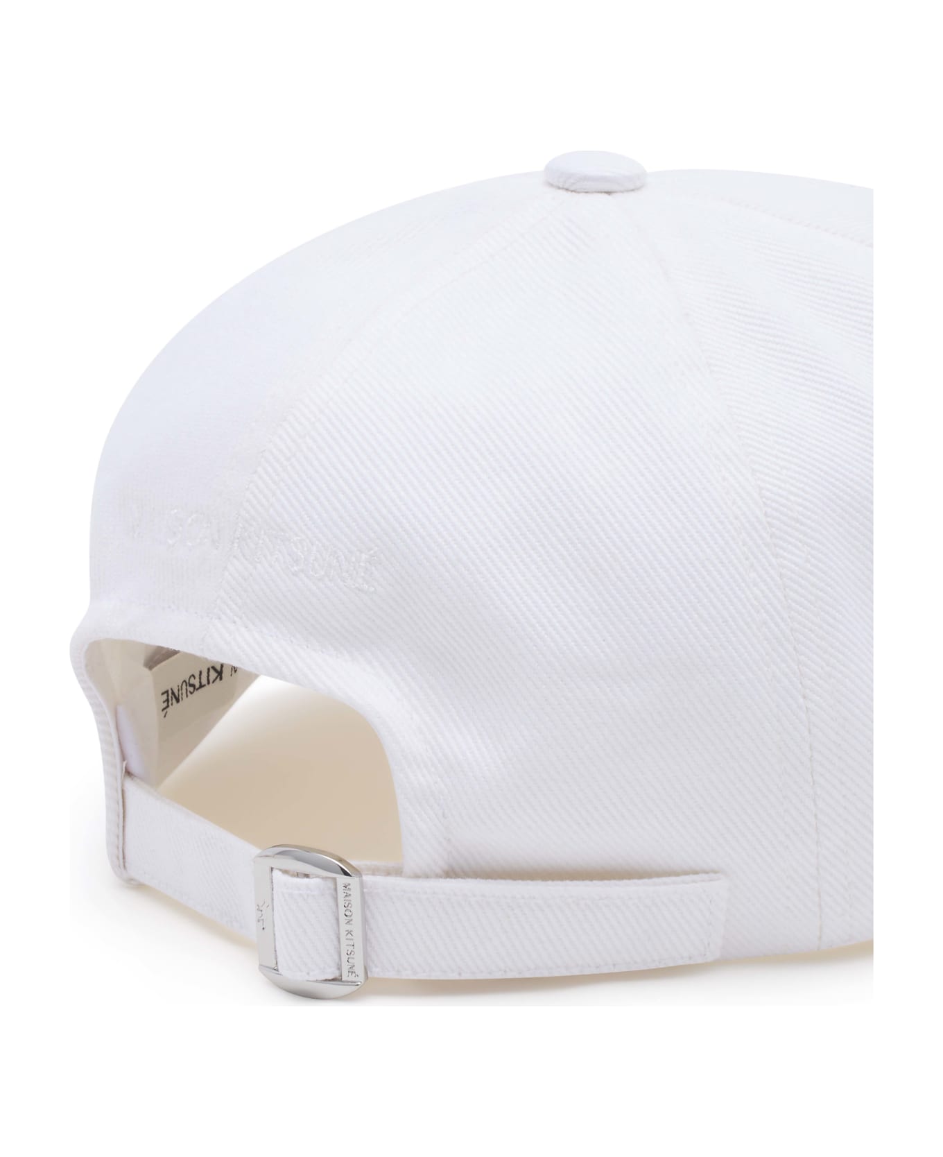 Maison Kitsuné Hat - White