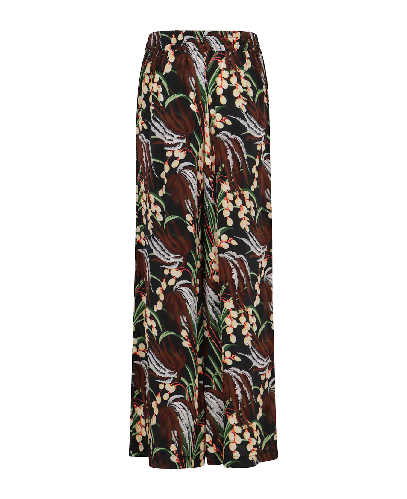 Parosh Printed High-rise Trousers - Multicolor