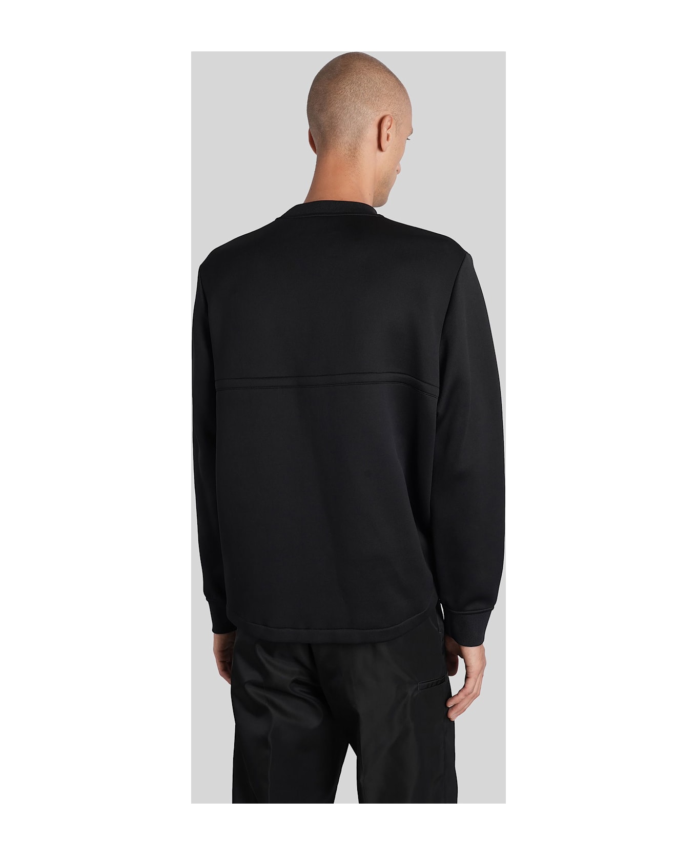 Jil Sander Sweatshirt In Black Polyamide - black