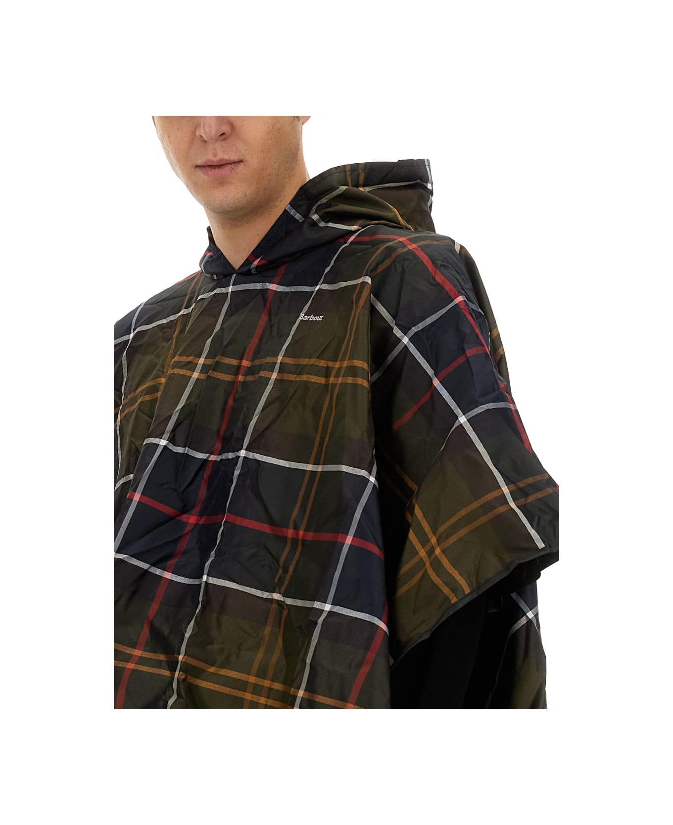 Barbour Poncho With Tartan Pattern - MULTICOLOUR
