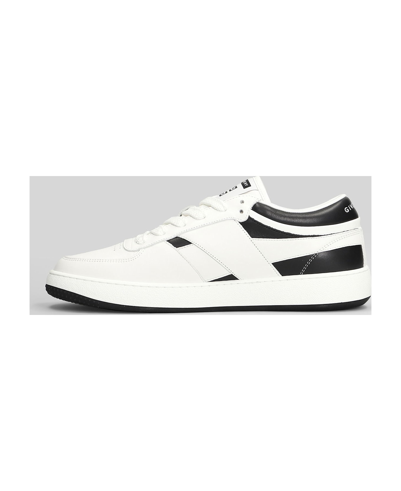 Givenchy G Move Low Sneakers In White Leather - white