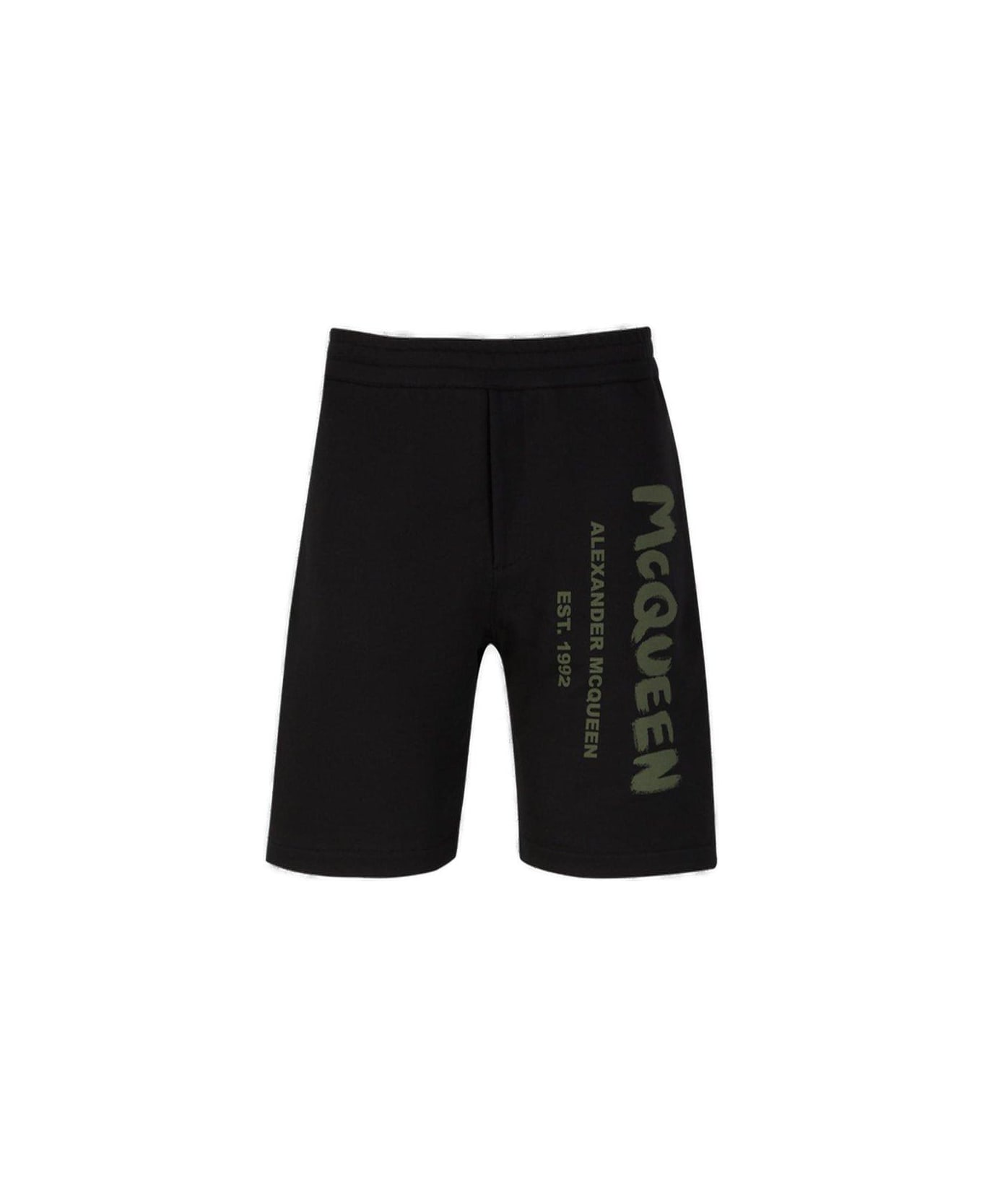 Alexander McQueen Bermuda Shorts - BLACK ショートパンツ