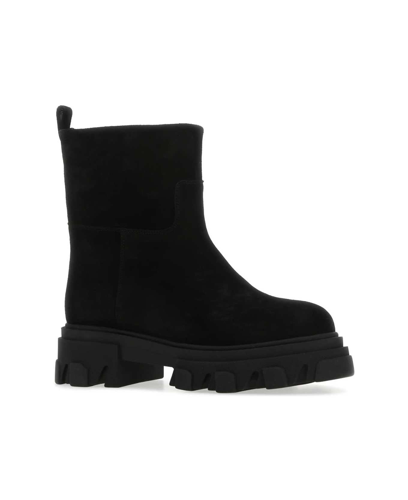 GIA BORGHINI Black Suede Ankle Boots - 5000