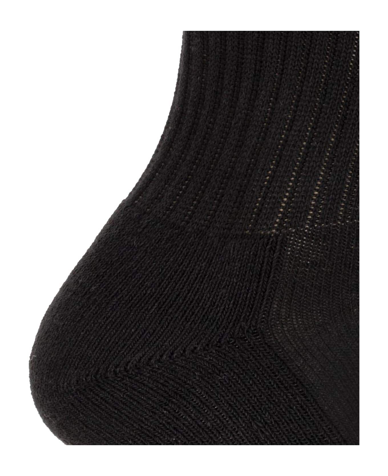 Rhude Socks With Logo - Black 靴下