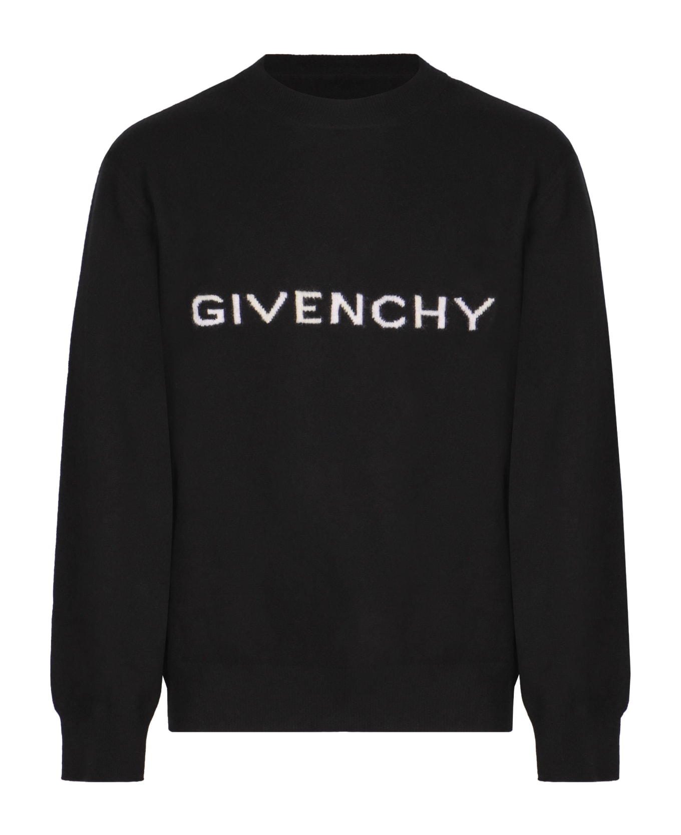 Givenchy Wool Crew-neck Sweater - black