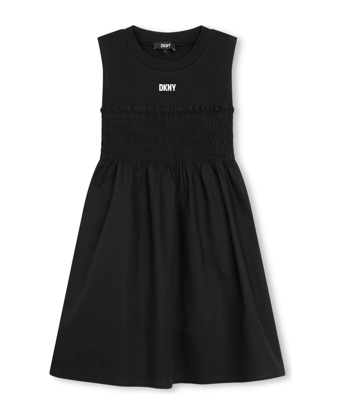 DKNY Dresses With Logo - Black
