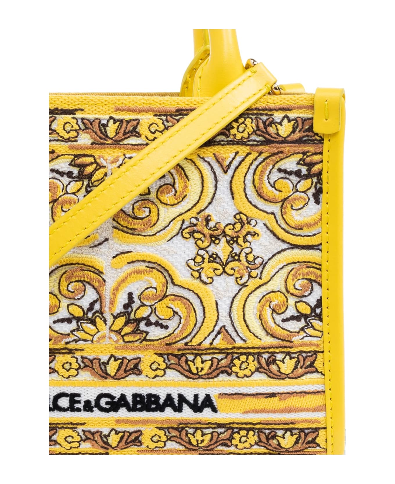 Dolce & Gabbana `dg Daily Mini` Shopper Bag - Yellow