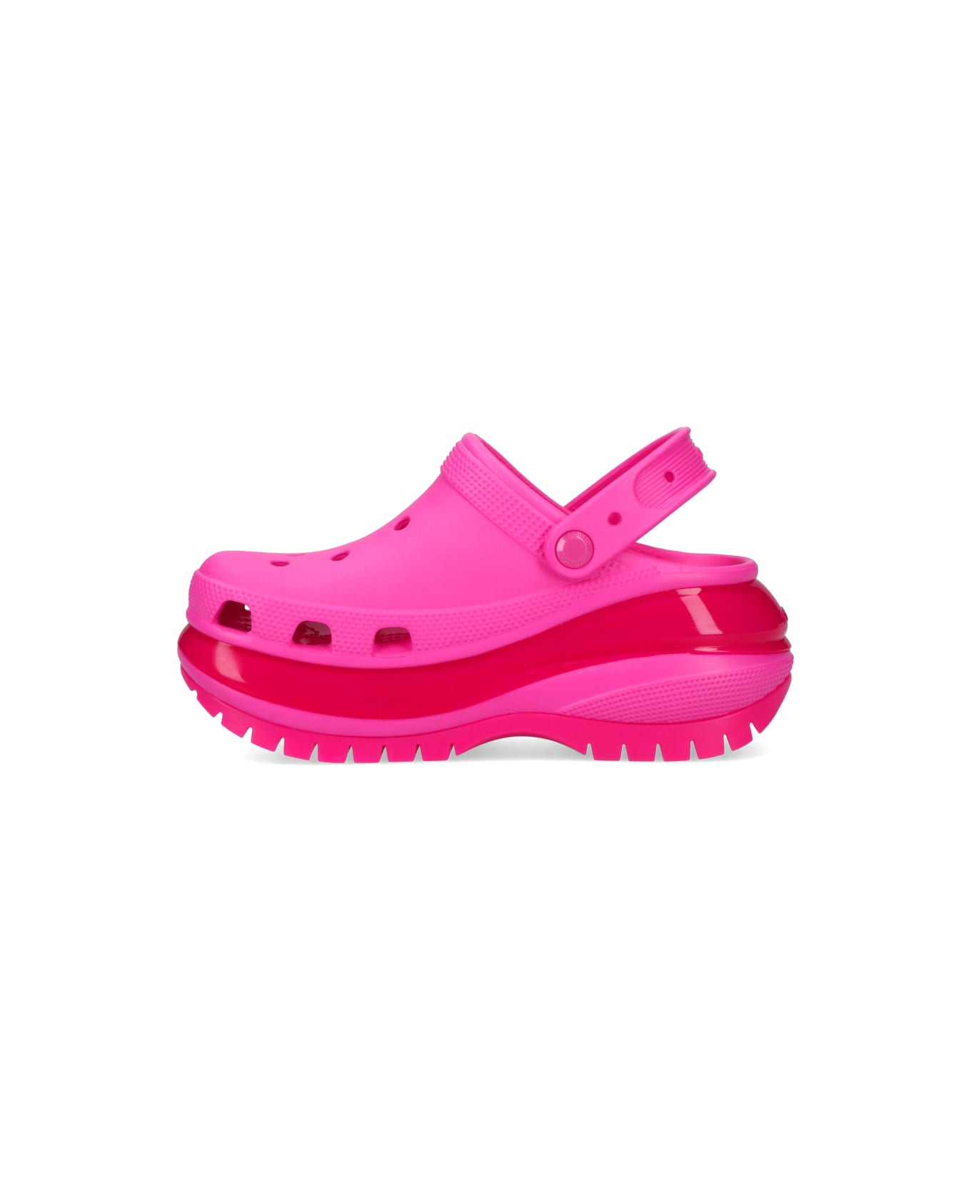 Crocs 'mega Crush' Mules - Pink フラットシューズ