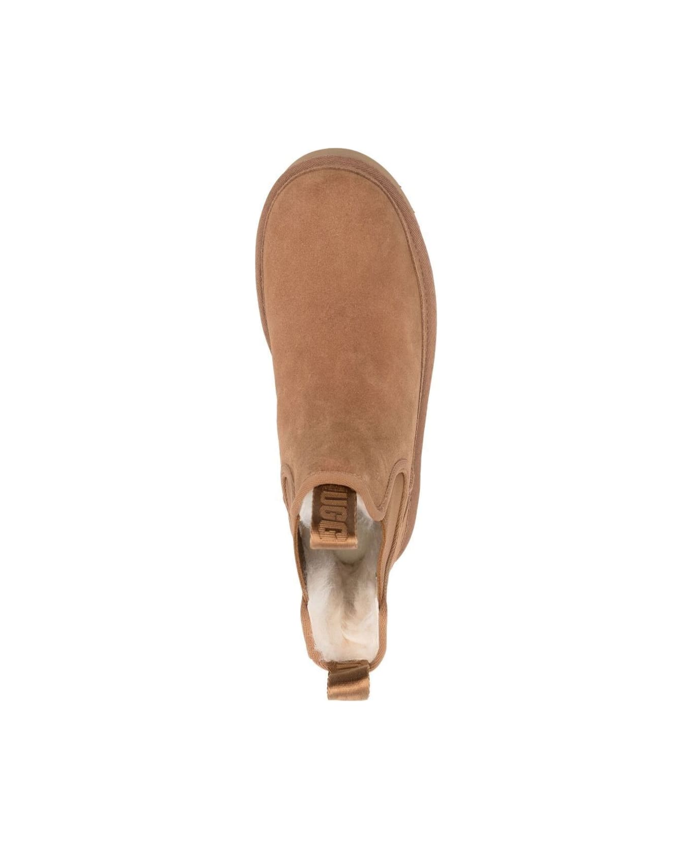 UGG 
neumel
 Brown Ankle Boots With Platform In Suede Leather - Brown