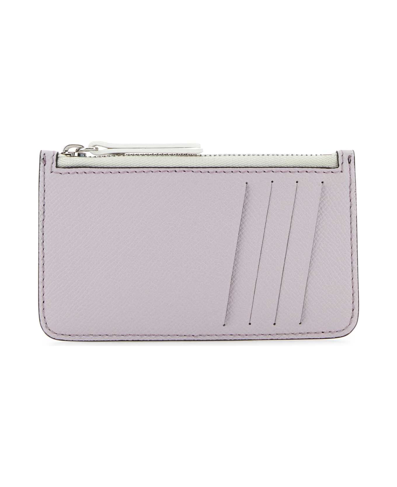 Maison Margiela Lilac Leather Card Holder - HA005