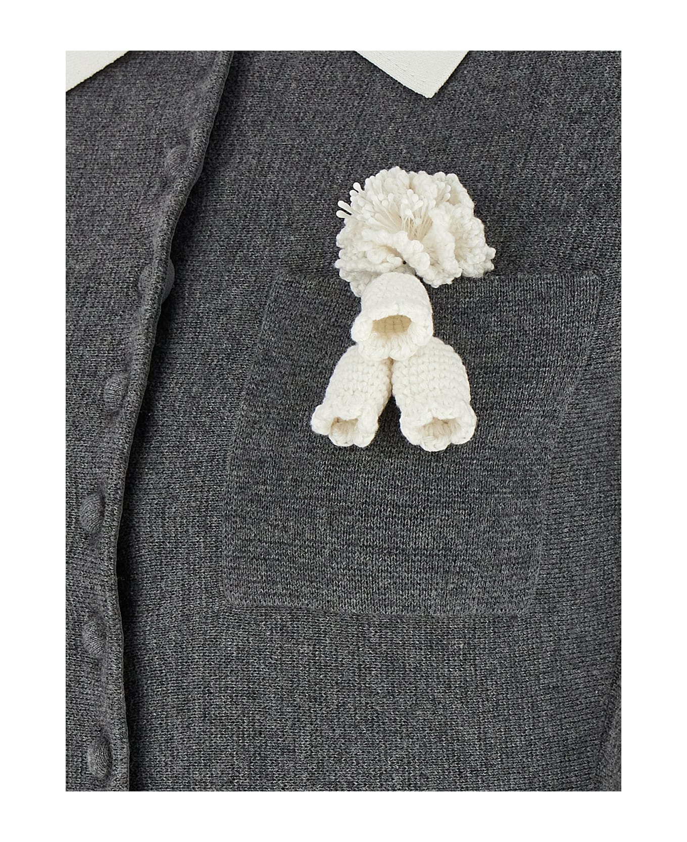 self-portrait Knitted Dress - Gray