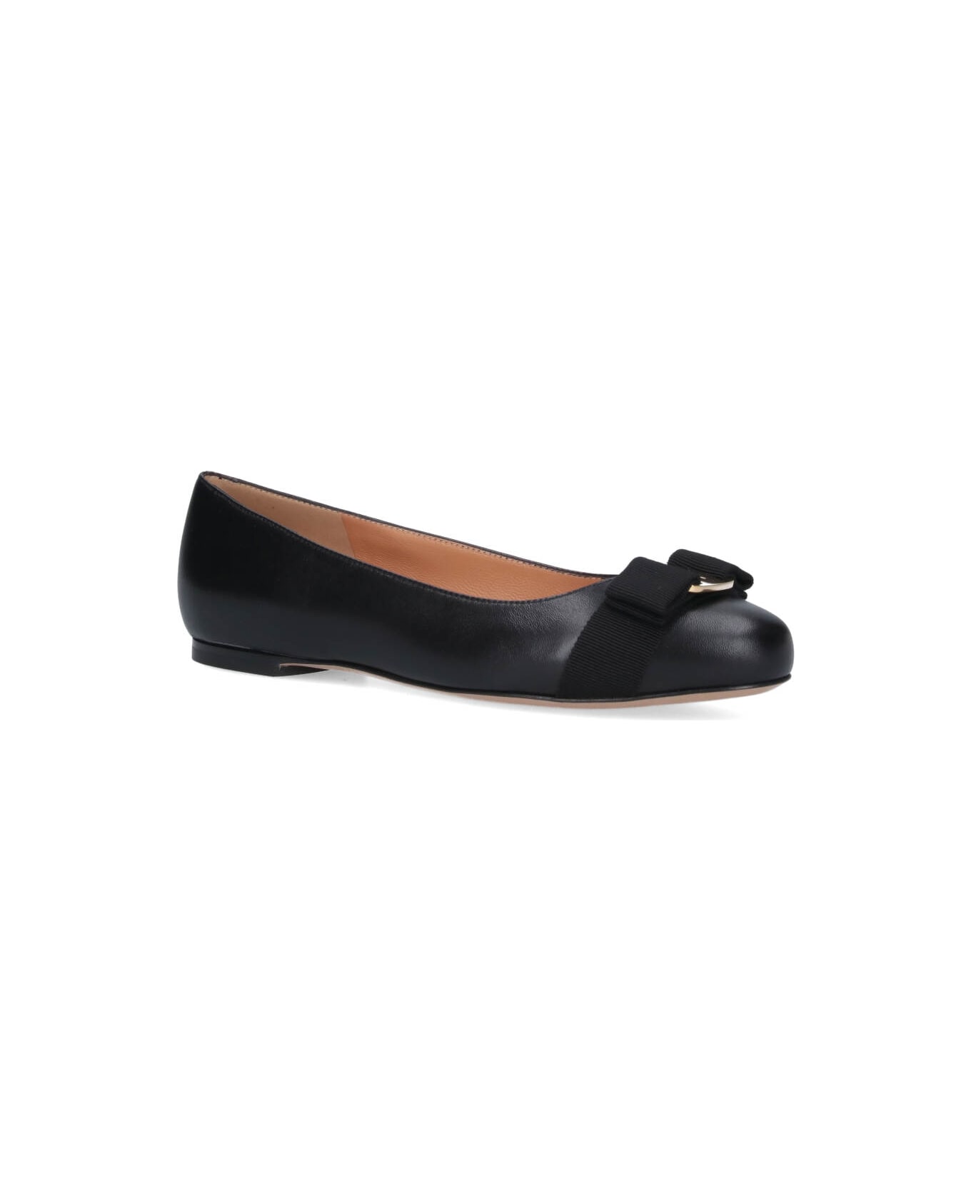 Ferragamo "varina" Ballet Flats - Black  
