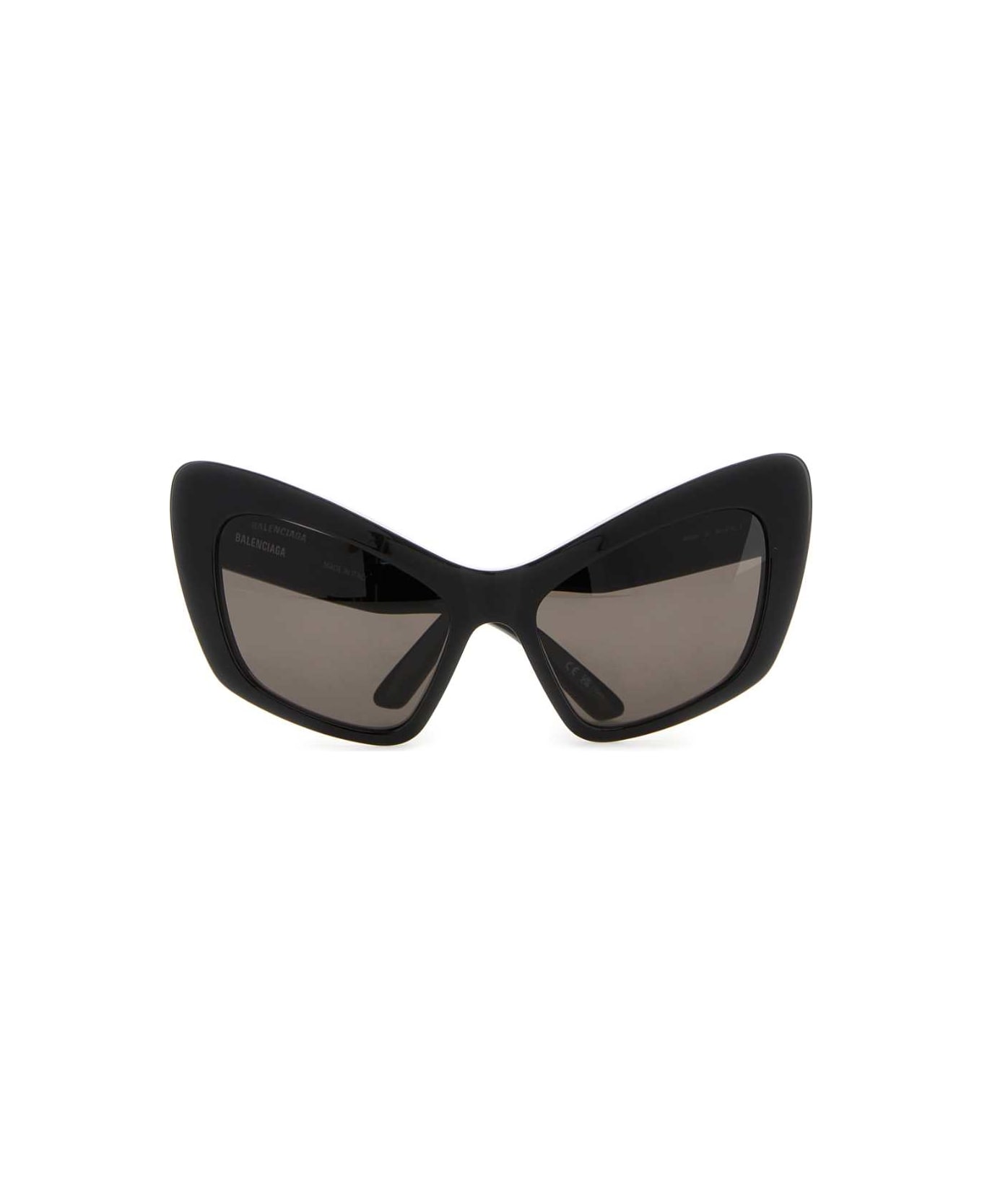 Balenciaga Black Acetate Monaco Cat Sunglasses - 1000