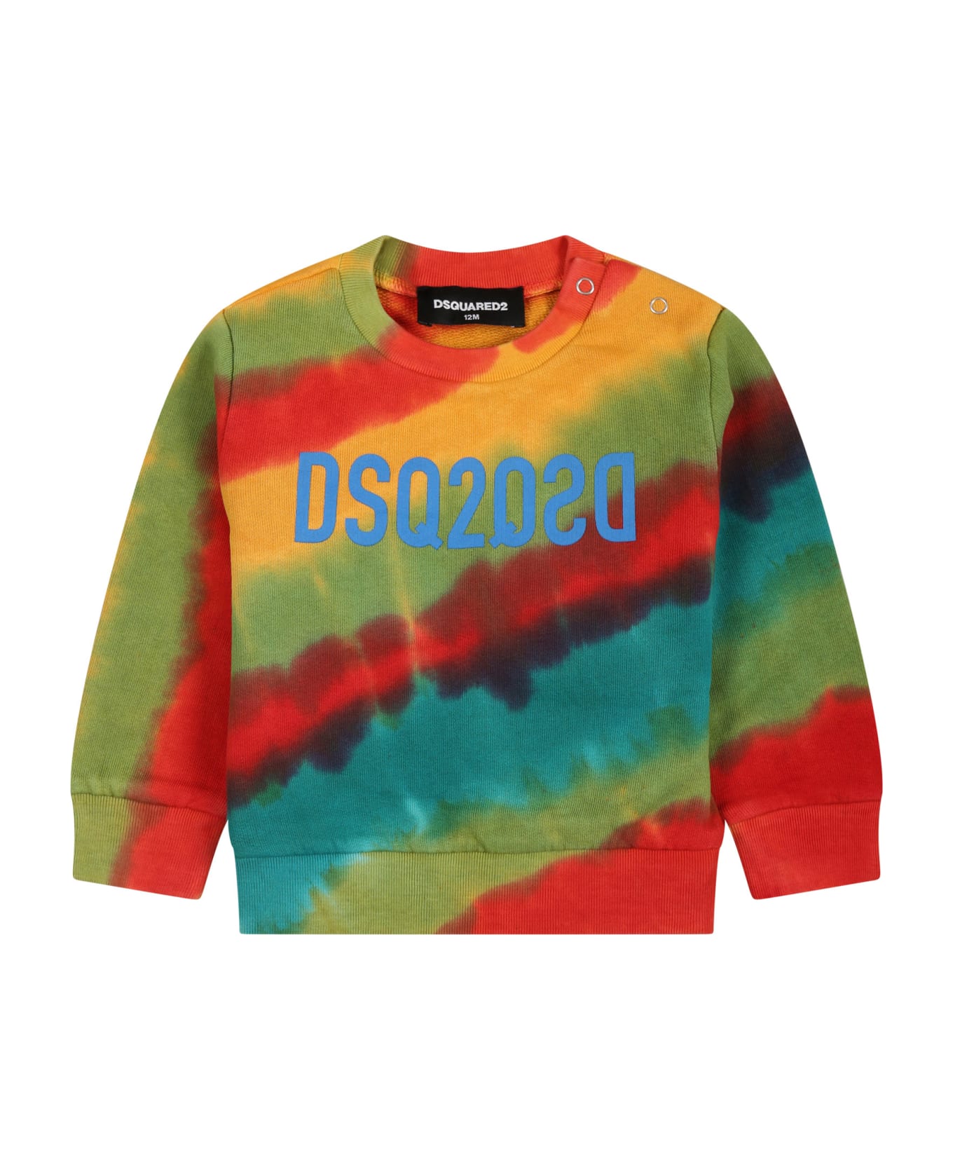 Dsquared2 Multicolor Sweatshirt For Baby Boy With Logo - Multicolor
