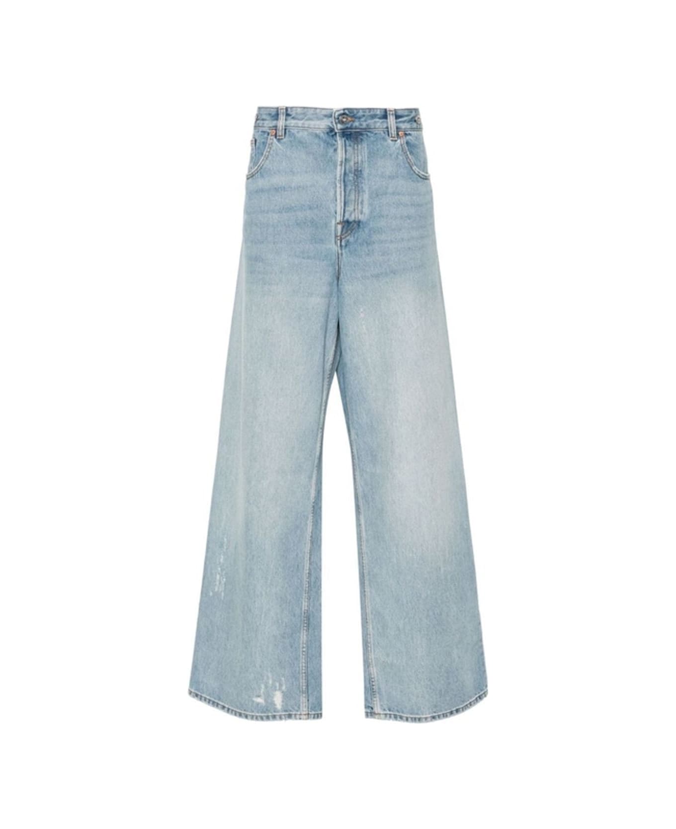 Valentino Cotton Denim Jeans - Blue