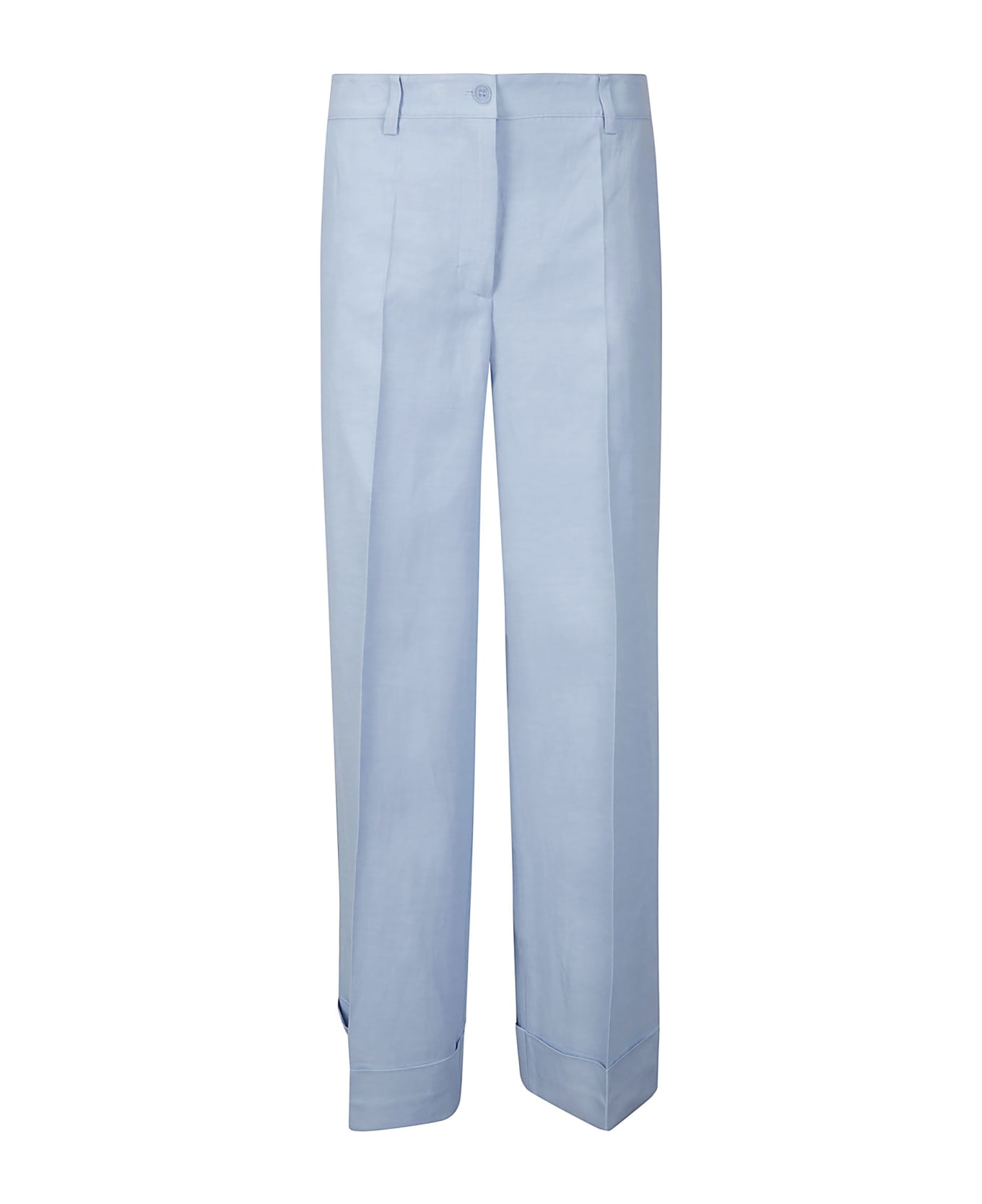 Parosh Trousers - POWDER BLUE