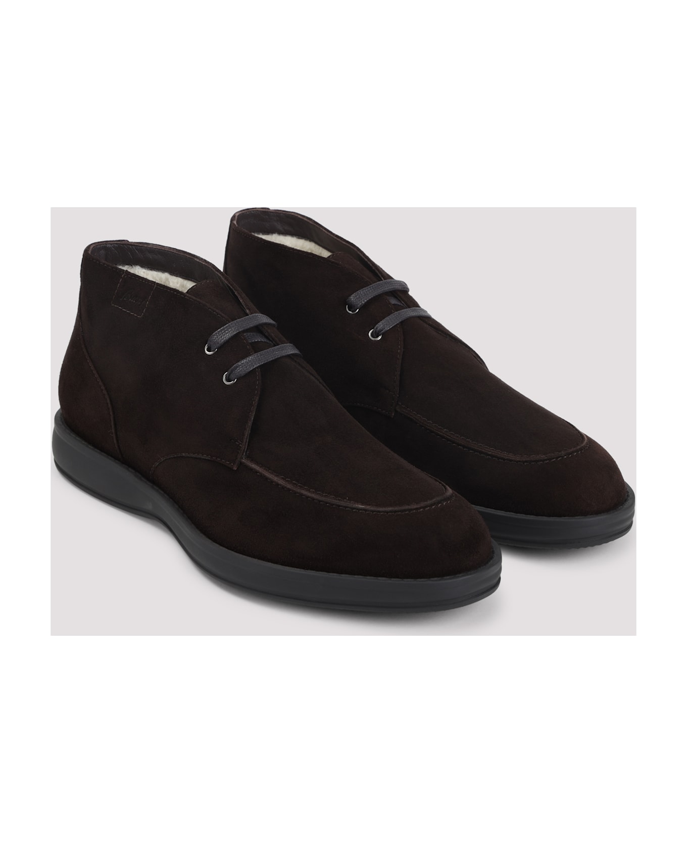 Brioni Desert Boots - Coffee Ivory