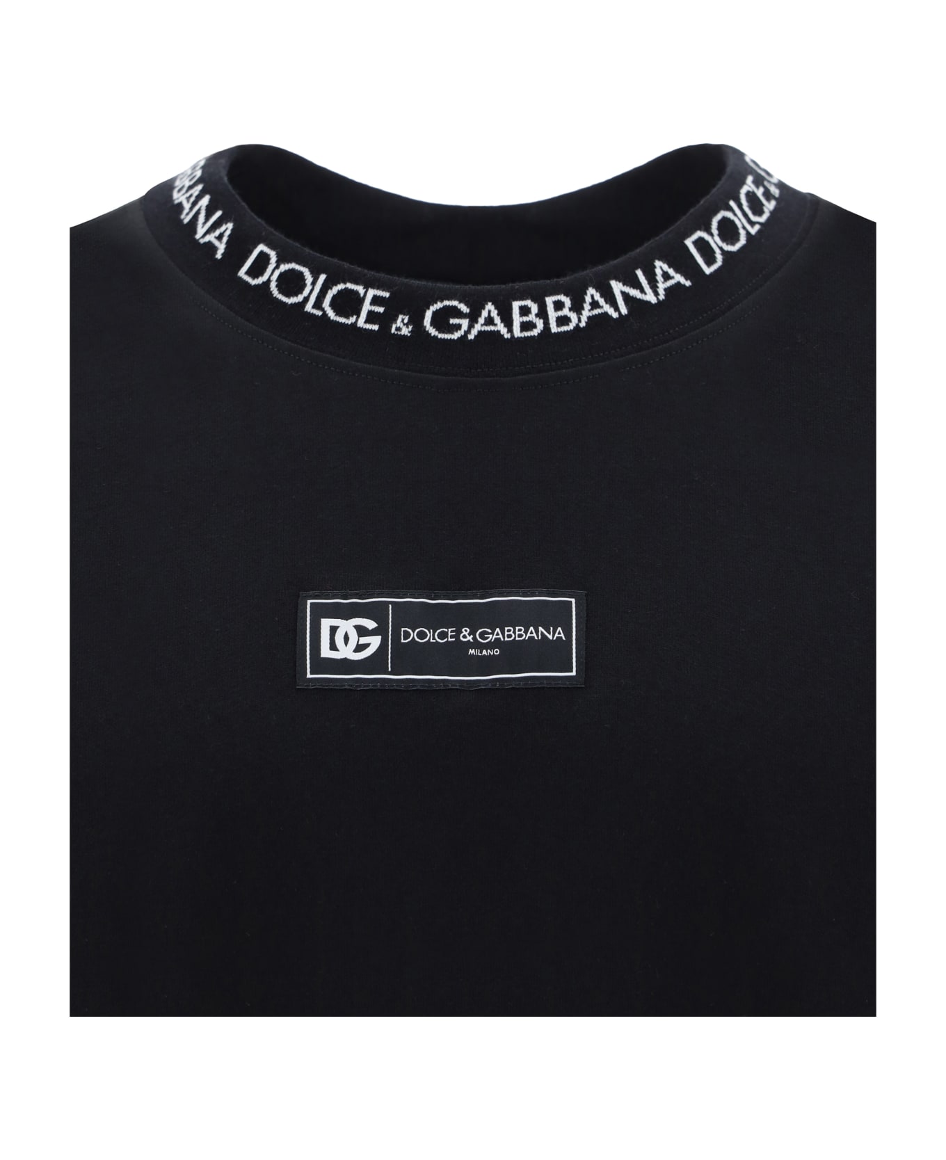 Dolce & Gabbana T-shirt With Logo - Nero