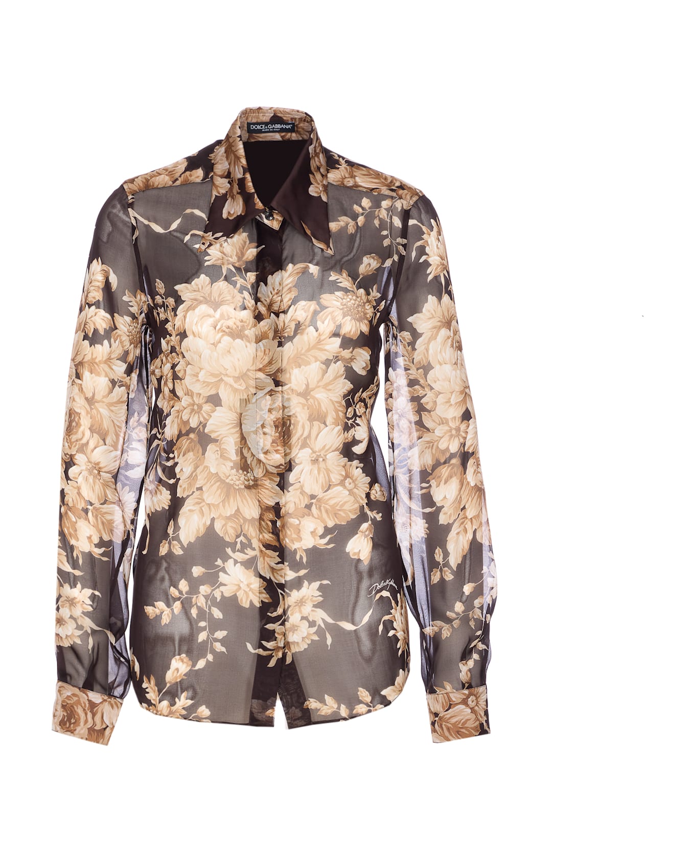 Dolce 
Gabbana Rose Print Shirt - MultiColour