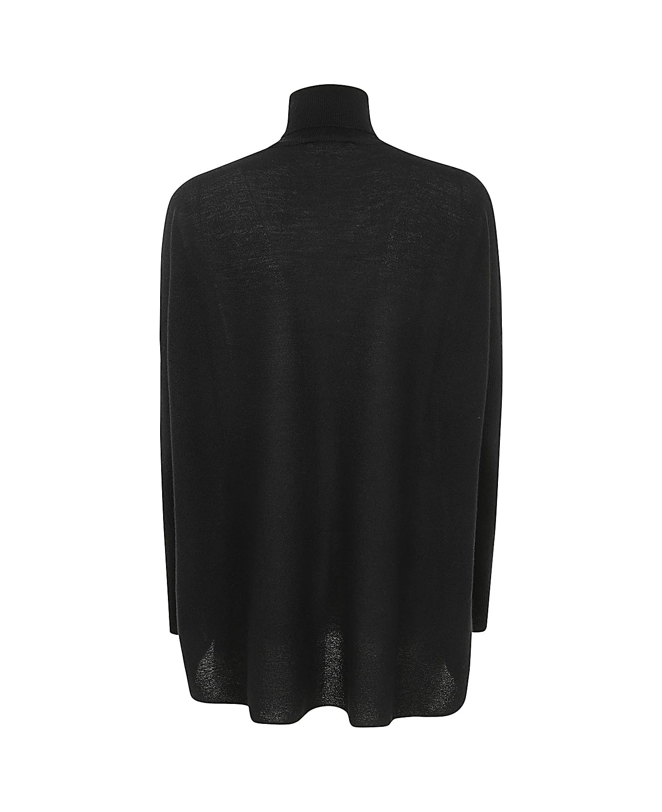 Gentry Portofino Knit High Neck Sweater - Black