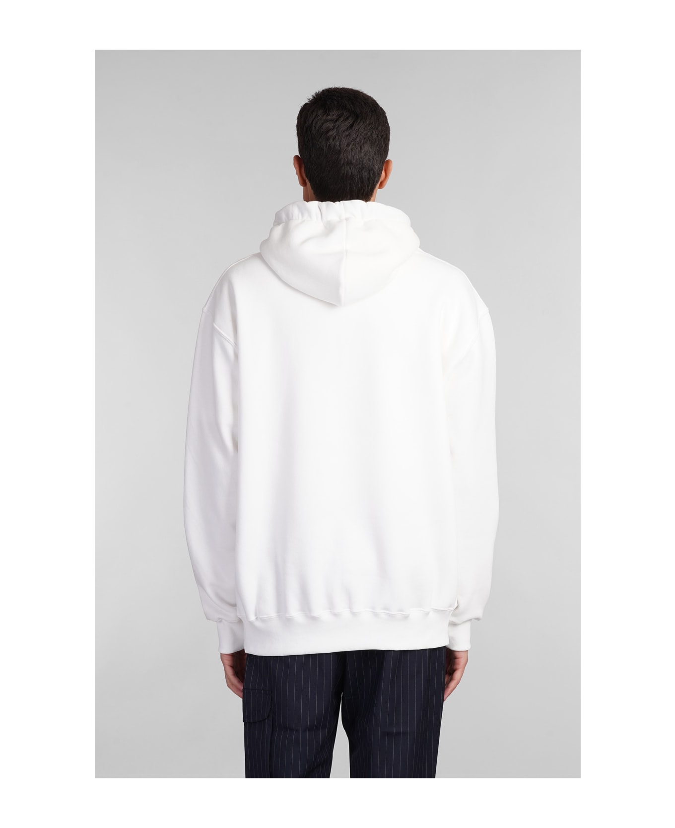 Family First Milano Sweatshirt In White Cotton - white