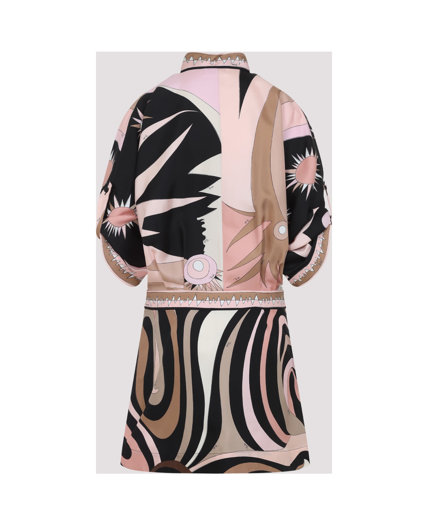 Pucci Printed Silk Dress - Nude