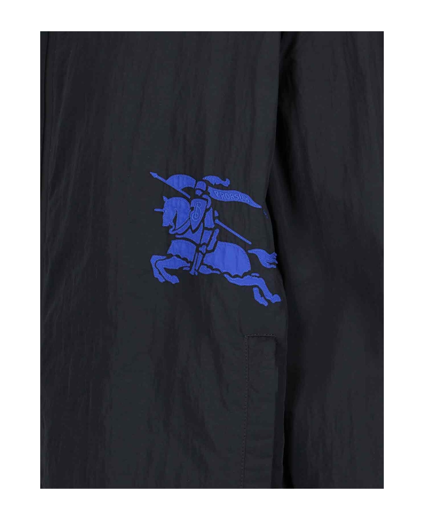 Burberry Ekd Hooded Jacket - BLACK