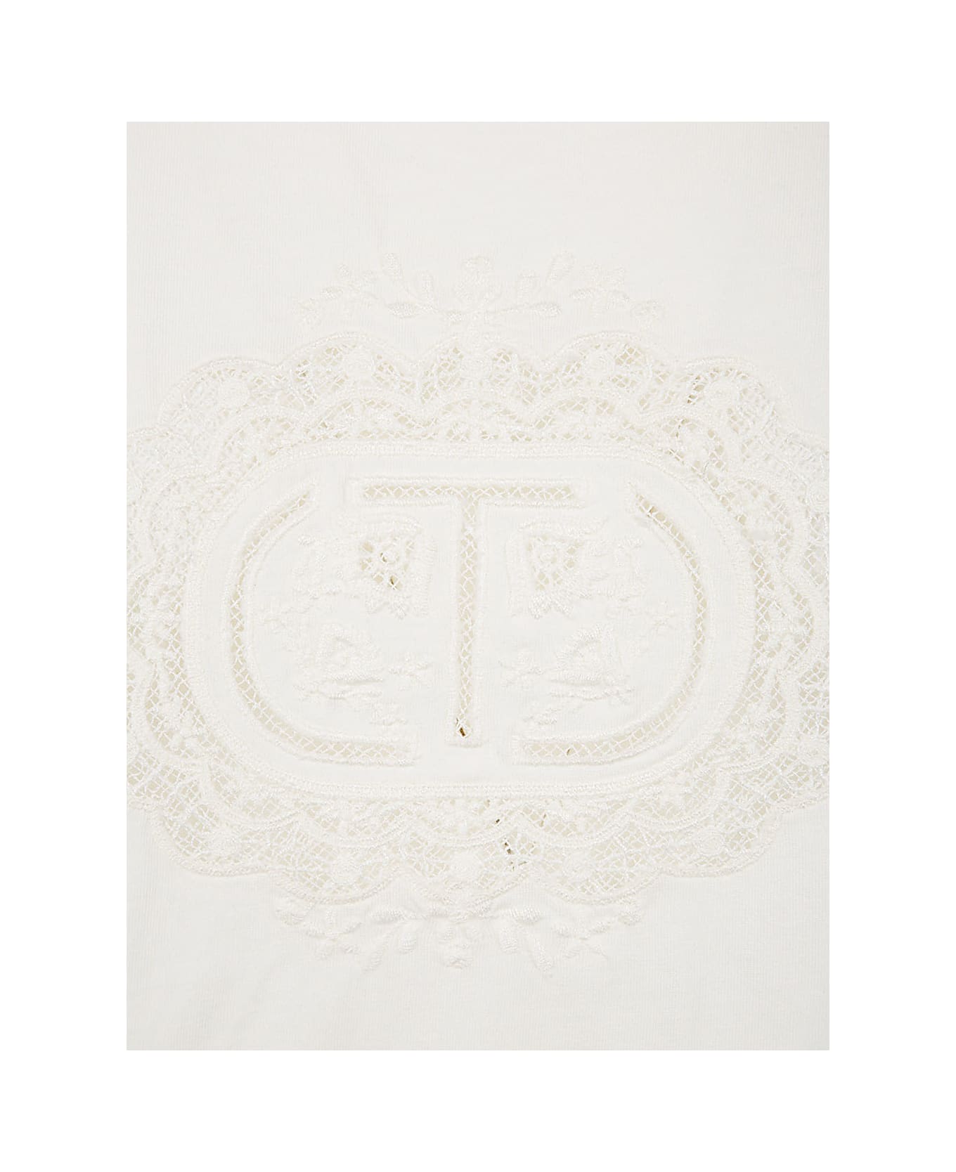 TwinSet Logo T-shirt - Optic White