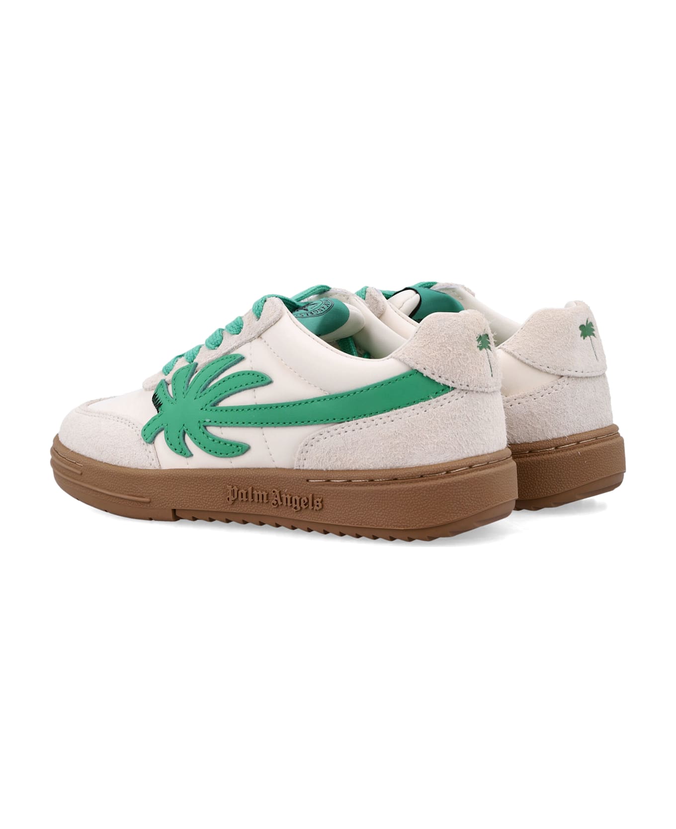 Palm Angels Kid - Palm Beach University Sneakers - BEIGE