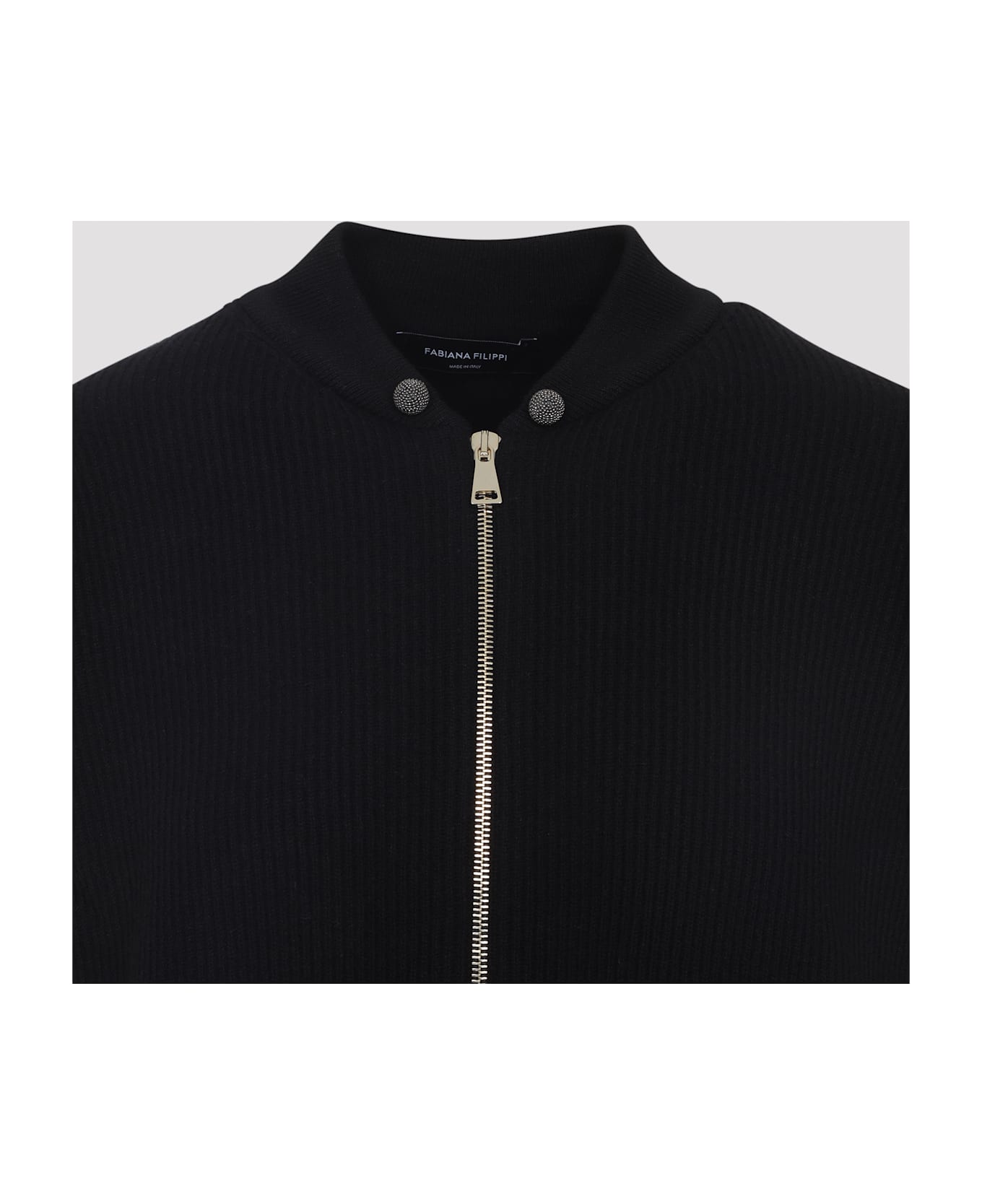Fabiana Filippi Virgin Wool Jacket - Nero