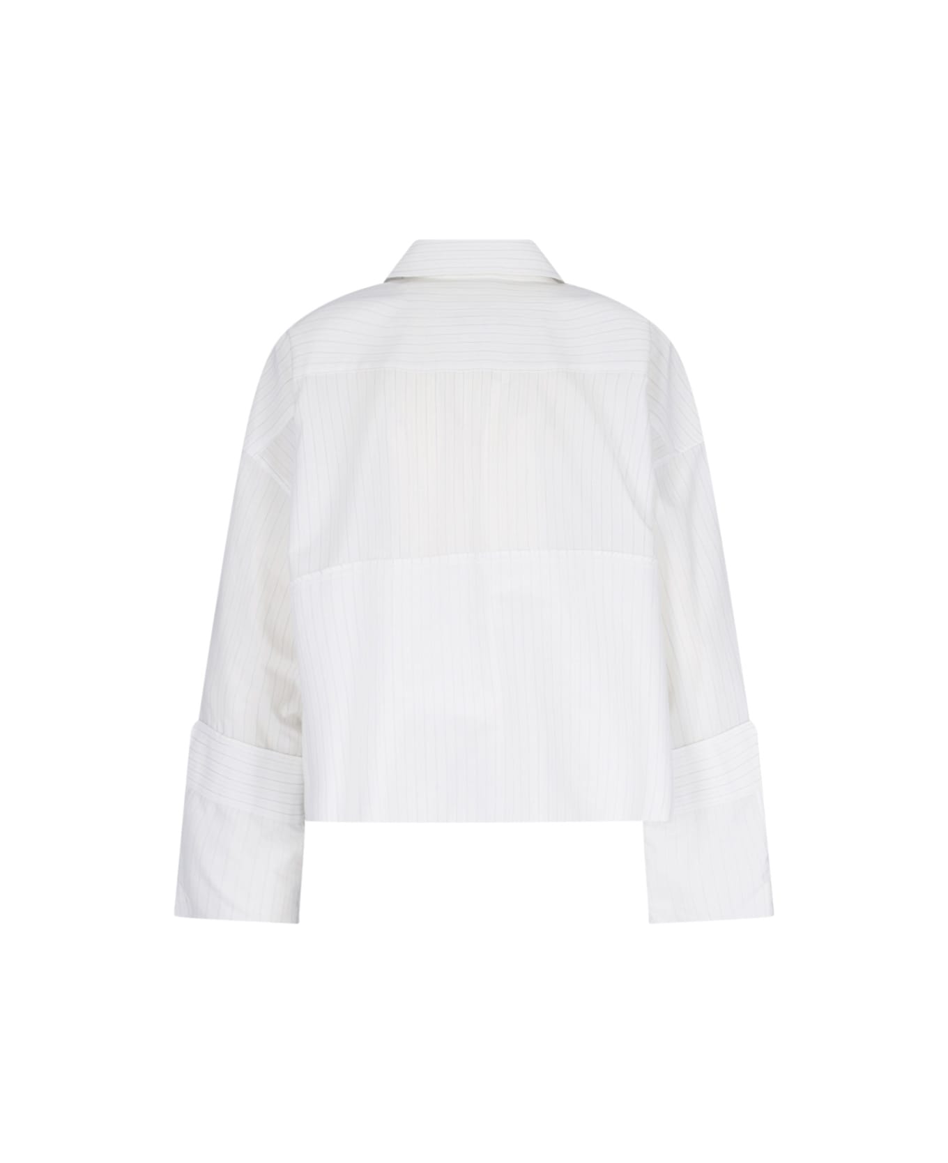 MM6 Maison Margiela Long-sleeved Shirt - White