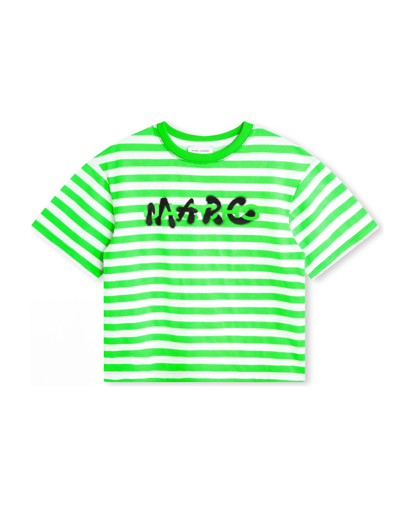 Marc Jacobs T-shirt Con Stampa - Green