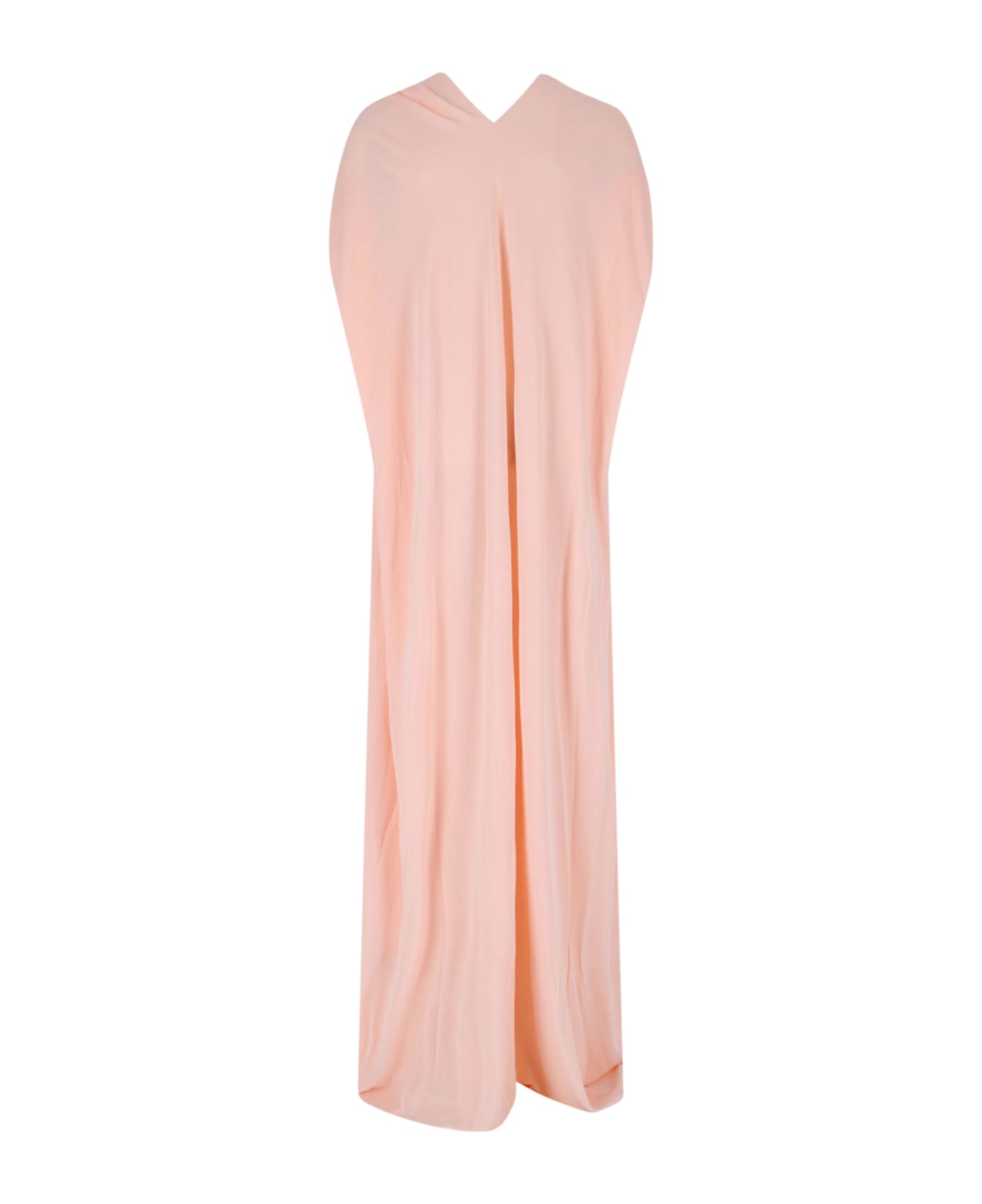 Jil Sander Draped Maxi Dress - Pink
