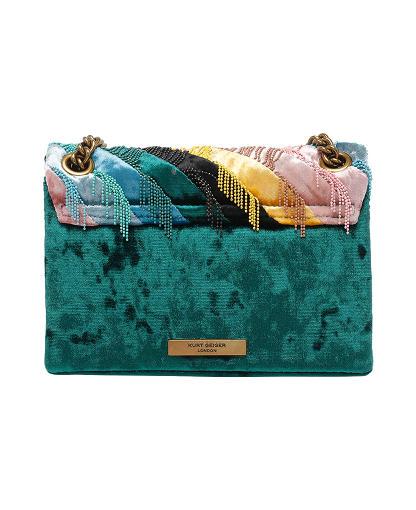 Kurt Geiger Mini Kensington Fringes Crossbody Bag - MultiColour