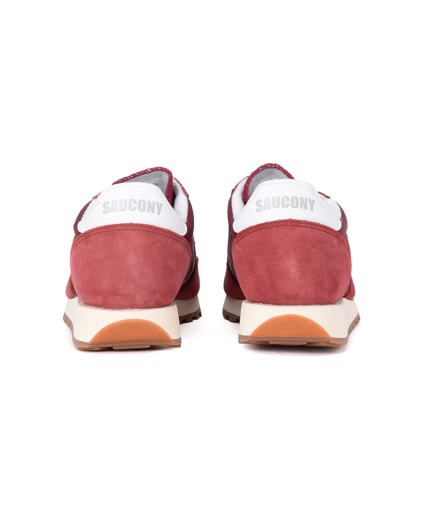 Saucony Jazz Vintage Suede, Fabric And Red Leather Sneaker | italist ...