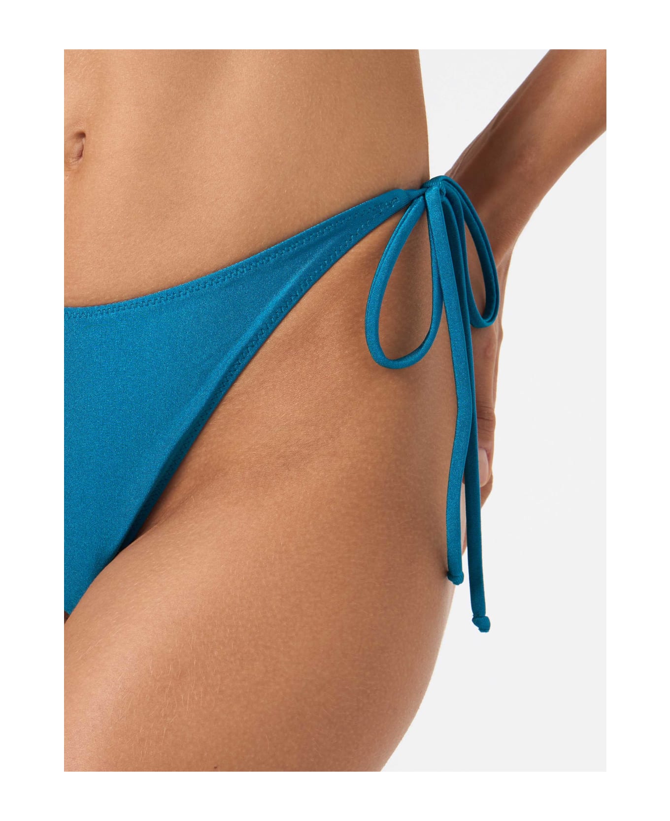 MC2 Saint Barth Woman Teal Green Swim Briefs - PETROLIO