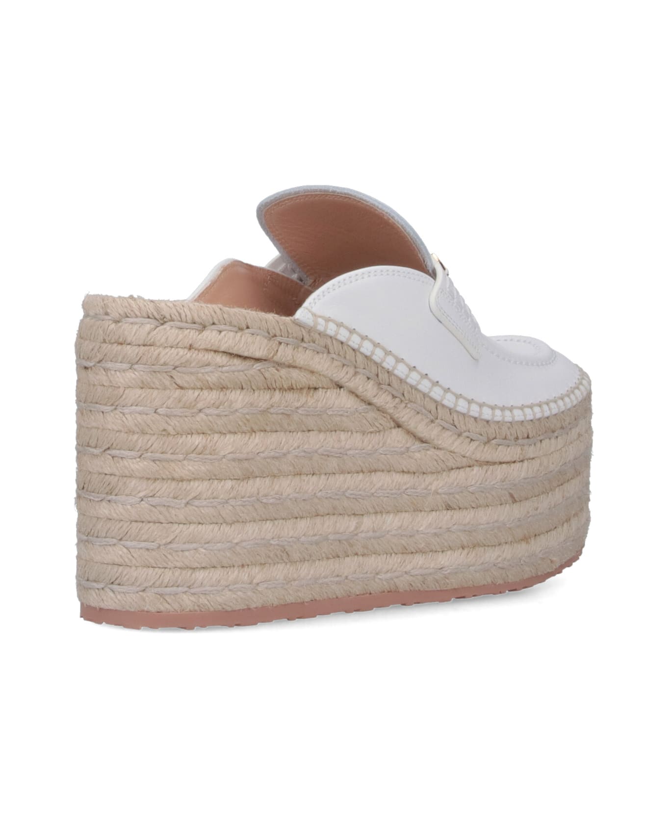 Gianvito Rossi Wedge Espadrilles - White