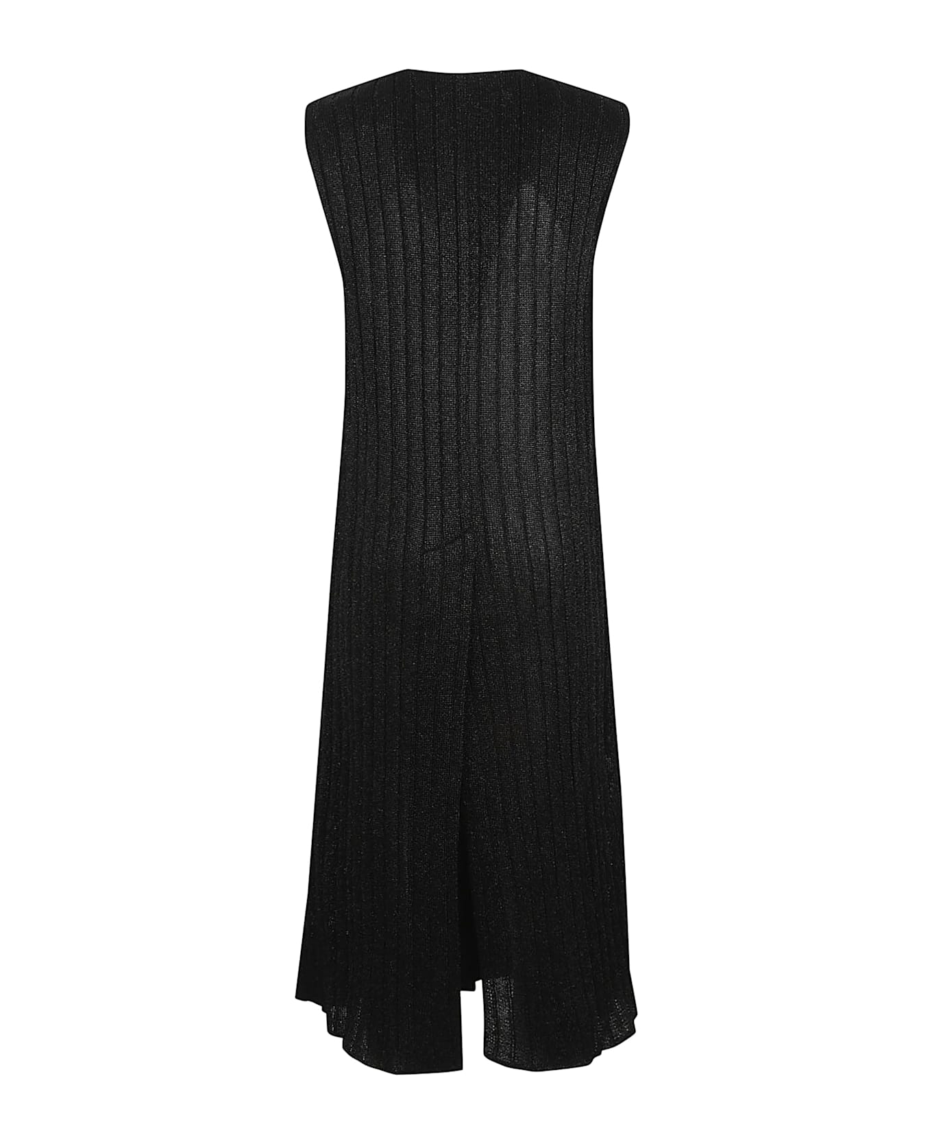 Charlott Gilet Lana Lurex - Nero