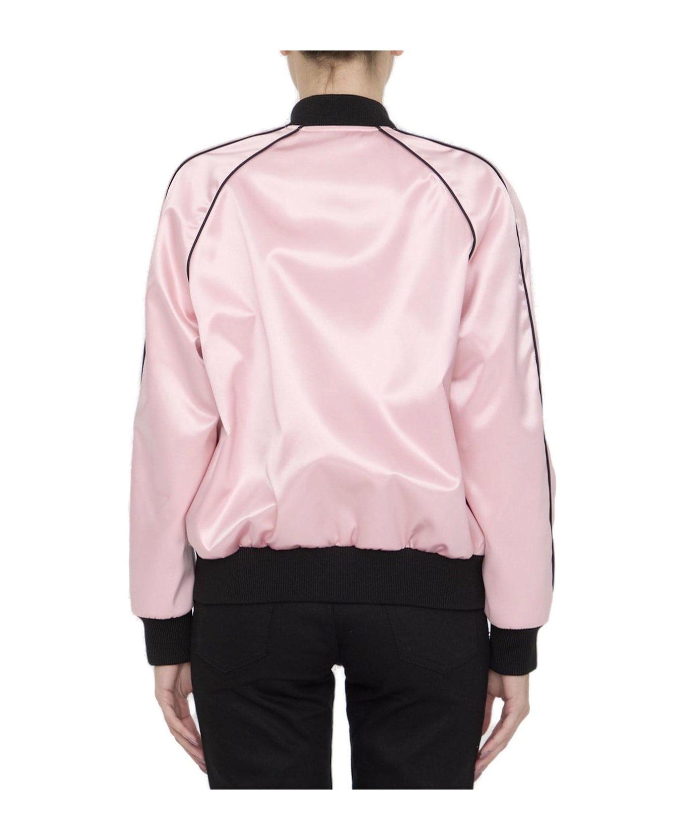 Celine Satin Teddy Button-up Jacket - Pink